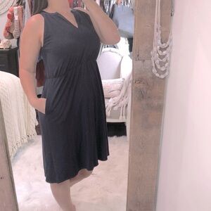 Ann Taylor size medium navy blue cozy dress